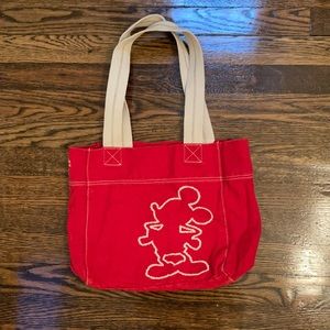 Red Mickey Mouse Disney Mini Tote Bag